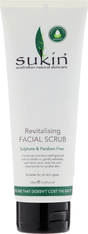 Скраб для обличчя - Sukin Revitalizing Facial Scrub — фото N1