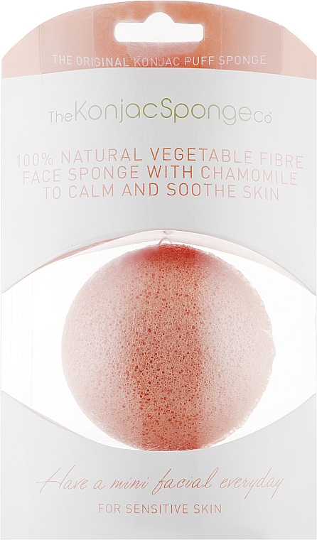 Спонж - The Konjac Sponge Company Premium Facial Puff With Chamomile — фото N2