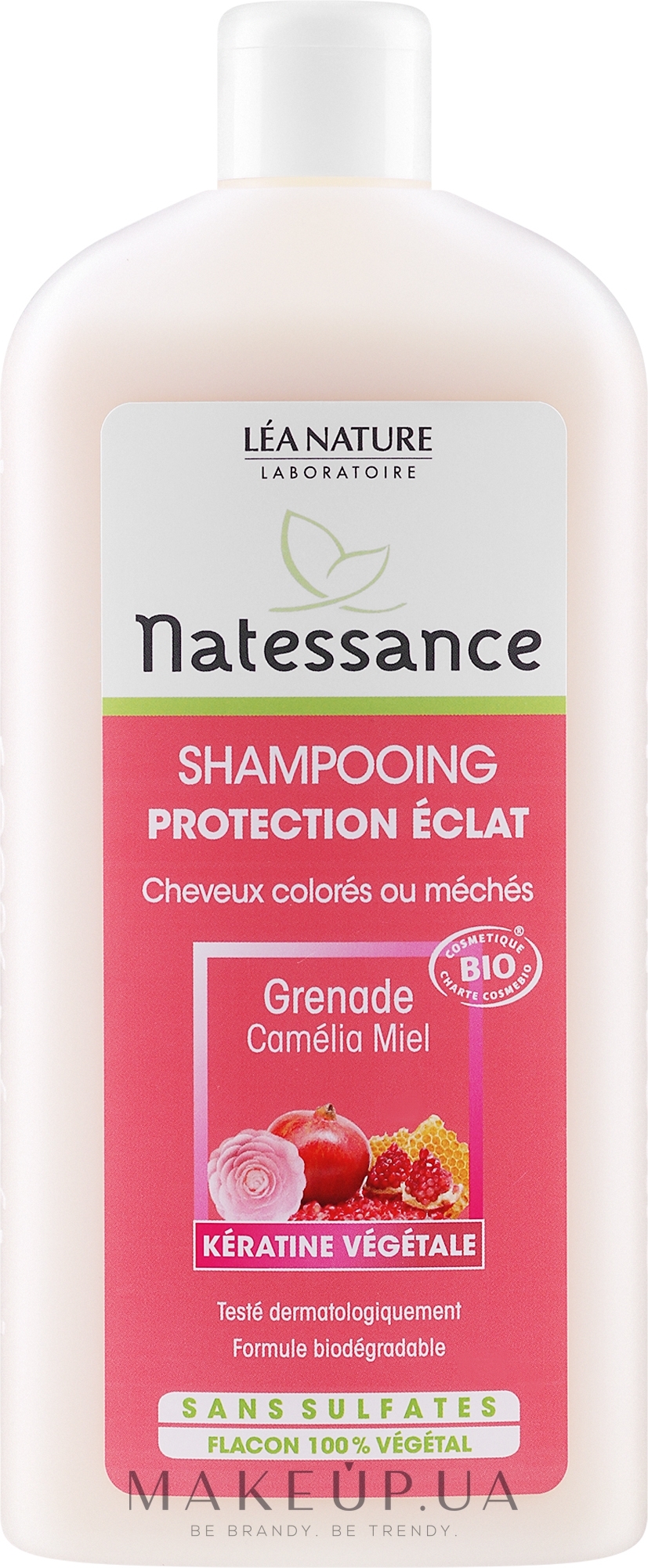 Органический шампунь для окрашенных волос - Natessance Shampoo — фото 500ml