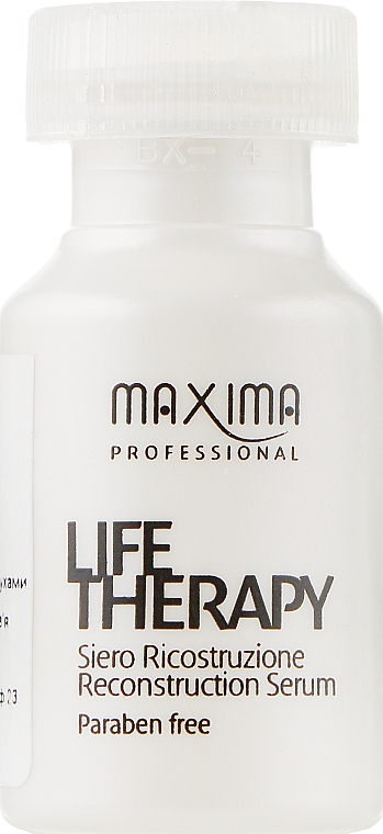Відновлювальна сироватка для дуже пошкодженого волосся - Maxima Life Therapy Reconstruction Serum — фото N1