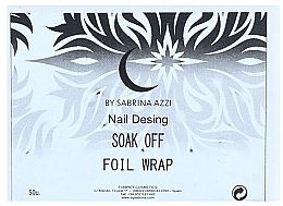 Парфумерія, косметика Фольга для дизайну нігтів - By Sabrina Azzi Soak Off Foil Wrap 582