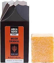 Ароматический кубик для дома - Arganove Solid Perfume Cube Musk Orange — фото N2