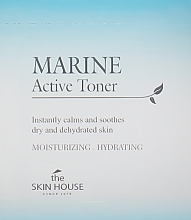 Духи, Парфюмерия, косметика Тонер для лица с керамидами - The Skin House Marine Active Toner (пробник)