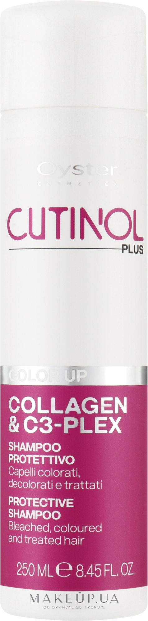 Шампунь для фарбованого волосся - Oyster Cutinol Plus Collagen & C3-Plex Color Up Protective Shampoo — фото 250ml