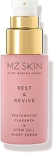 Парфумерія, косметика Сироватка для обличчя - MZ Skin Rest&Revive Restorative Placenta&Stem Cell Night Serum