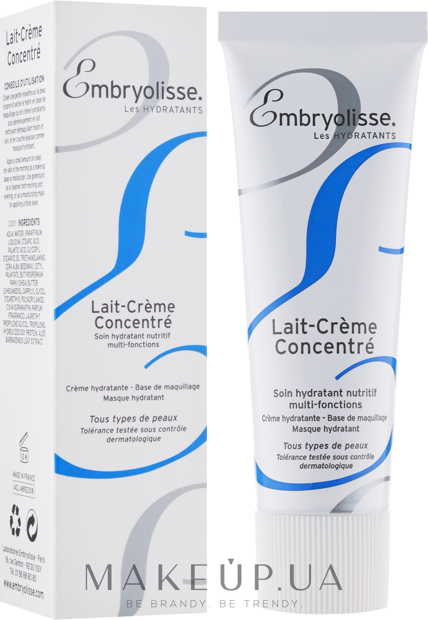 Зволожувальний крем-концентрат для обличчя - Embryolisse Lait-Creme Concentre — фото 30ml