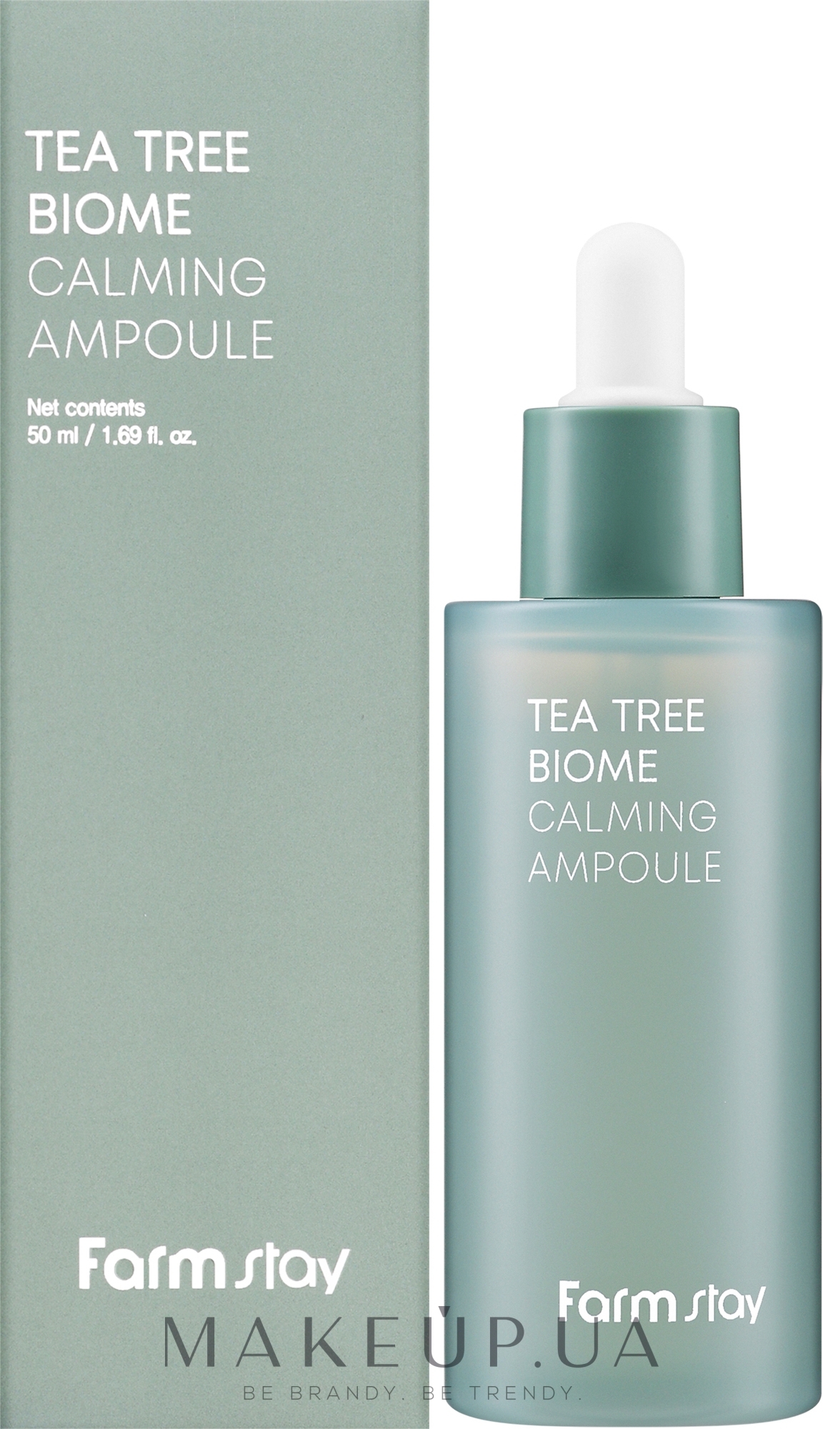 Заспокійлива ампульна сироватка з екстрактом чайного дерева - FarmStay Tea Tree Biome Calming Ampoule — фото 50ml