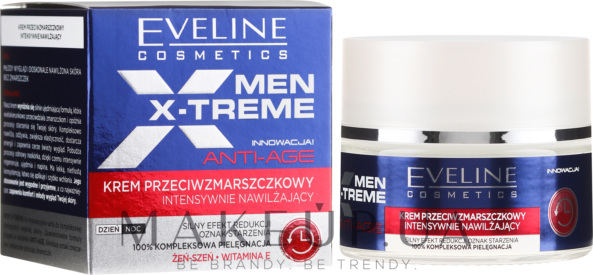 Интенсивный крем против морщин - Eveline Cosmetics Men Extreme Anti-Age Cream — фото 50ml