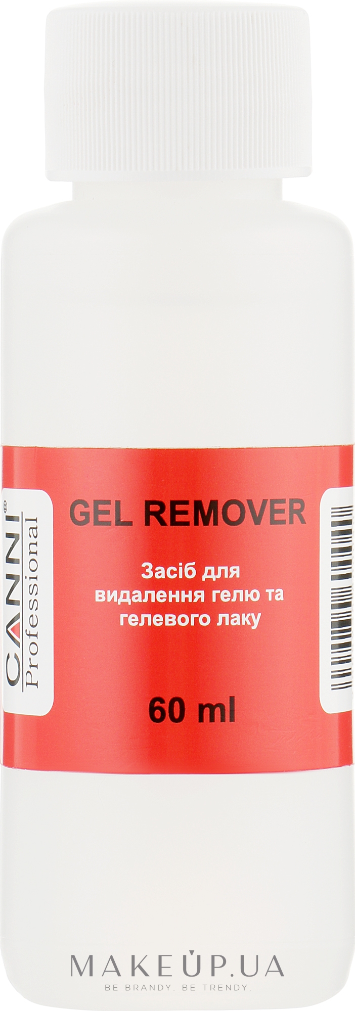 Рідина для зняття гель лаку - Canni Gel Remover — фото 60ml