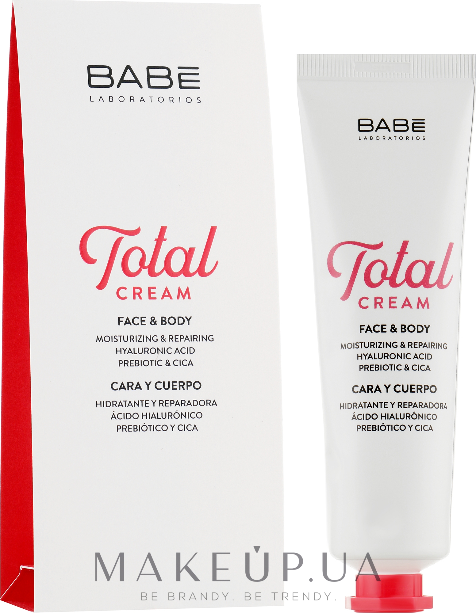 Мультифункціональний крем для чутливої шкіри обличчя та тіла - Babe Laboratorios Total Cream Face & Body — фото 60ml