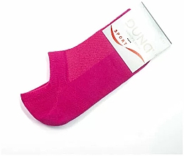 Шкарпетки жіночі літні бавовняні, сіточка, 862, малинові - Duna — фото N2