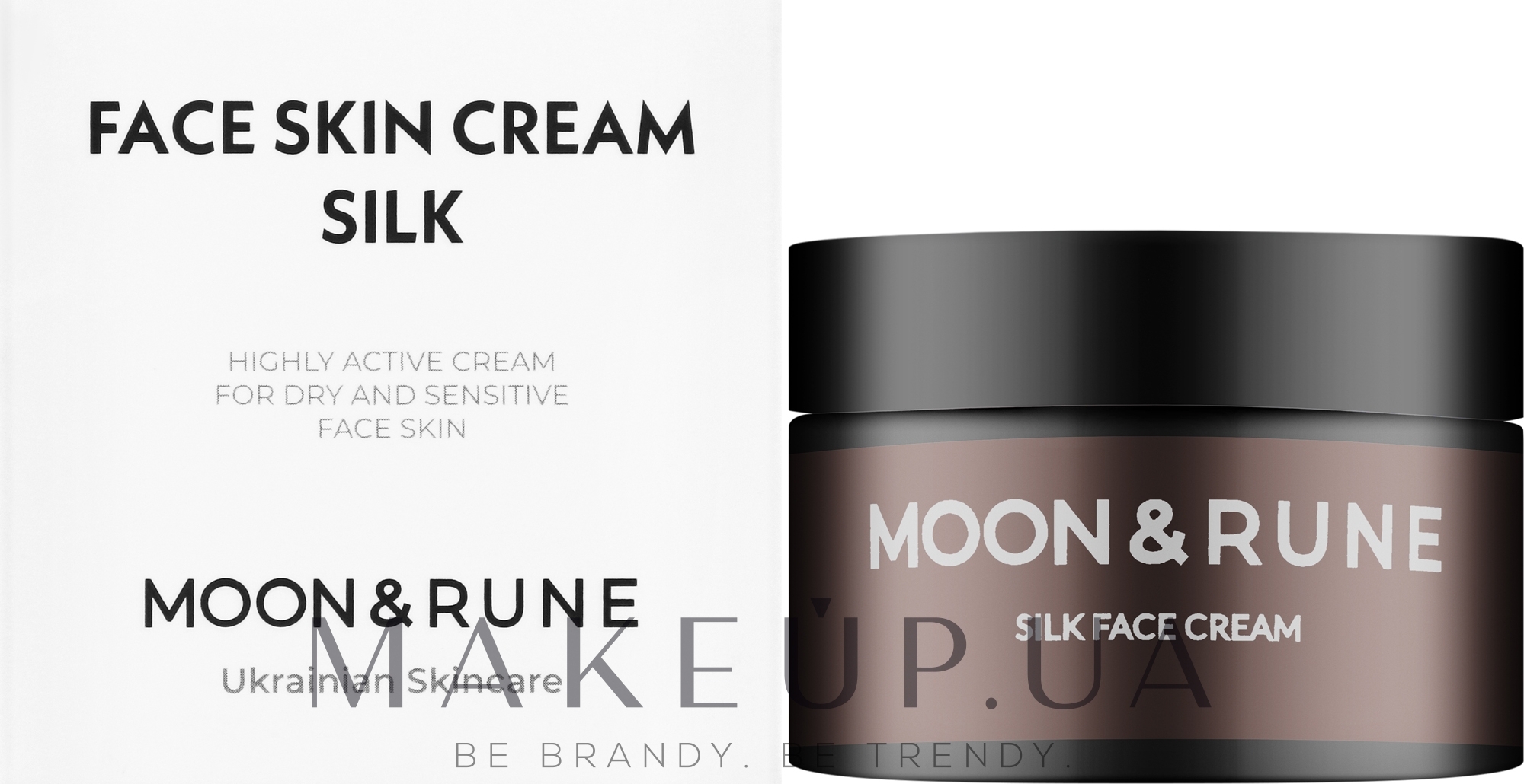 Крем для обличчя з протеїнами шовку - Moon&Rune Silk Face Cream — фото 30ml