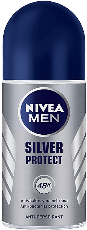 Набір - NIVEA Men Silver Control Skin Protect Collection (aft/sh/balm/100ml + deo/50ml + sh/gel/250ml) — фото N3