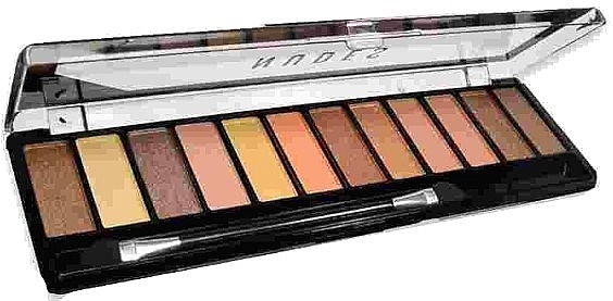 Палетка теней для век, nudes - Magic Studio 12 Eyeshadow Palette Versatile — фото N1