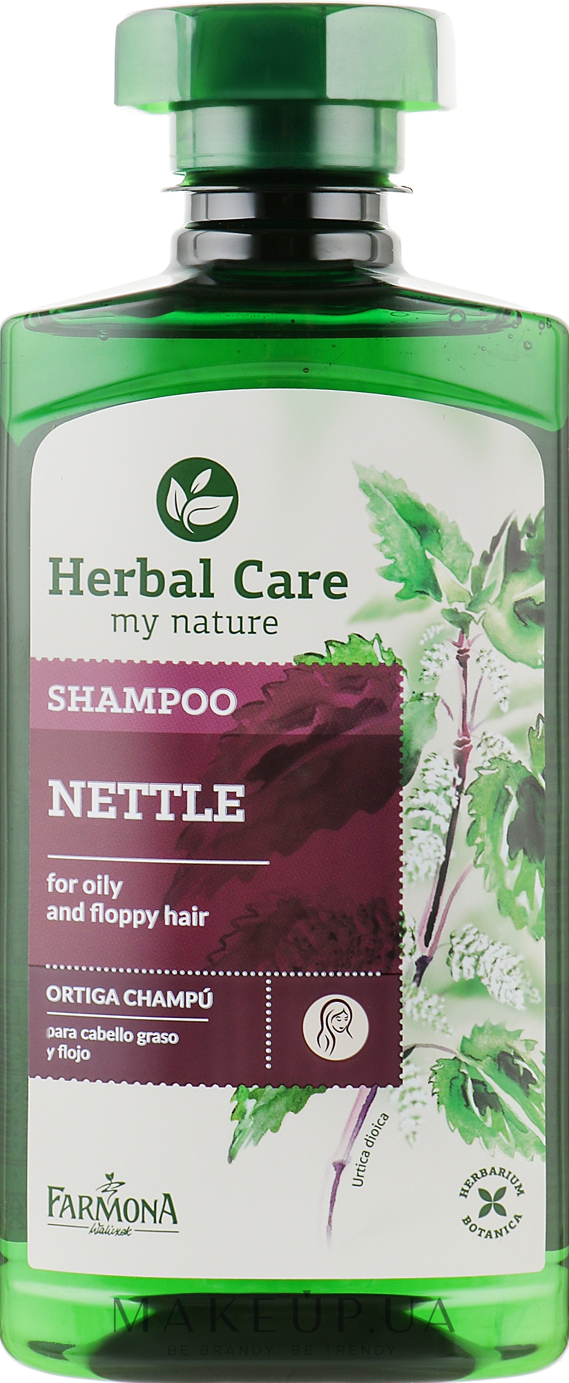 Шампунь - Farmona Herbal Care Nettle Shampoo — фото 330ml