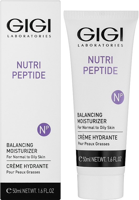 Пептидний крем для жирної і комбінованої шкіри - Gigi Nutri-Peptide Balancing Moisturizer Oily Skin — фото N4