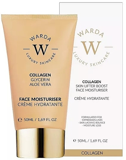 Зволожувальний крем для обличчя з колагеном - Warda Skin Lifter Boost Collagen Face Moisturizer — фото N1