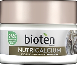 Духи, Парфюмерия, косметика Ночной крем для лица - Bioten Nutri Calcium Strengthening & Firming Night Cream