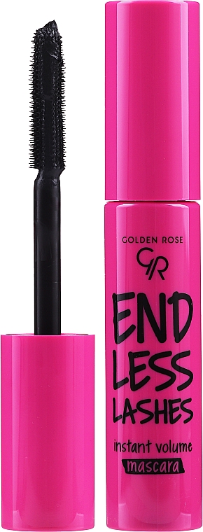 Тушь для ресниц, в блистере - Golden Rose End Less Lashes Instant Volume Mascara — фото N2