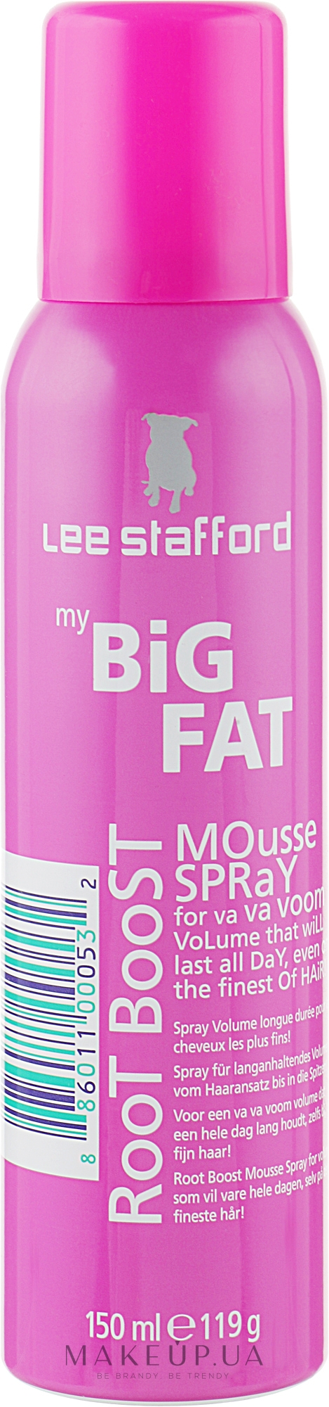 Спрей для об'єму волосся - Lee Stafford My Big Fat Mousse Spray — фото 150ml
