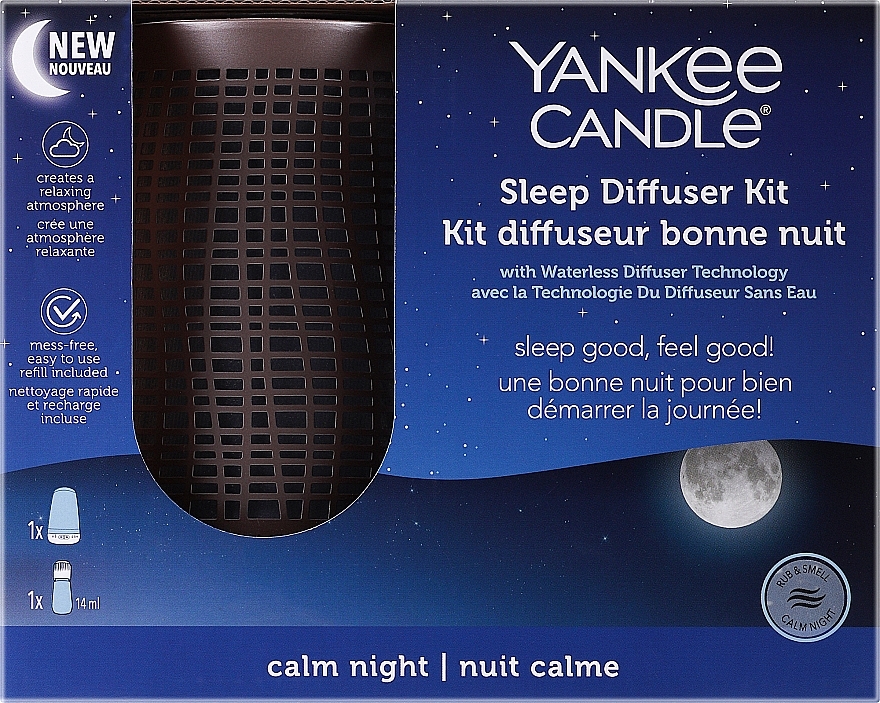Диффузор для сна - Yankee Candle Sleep Diffuser Calm Night — фото N1