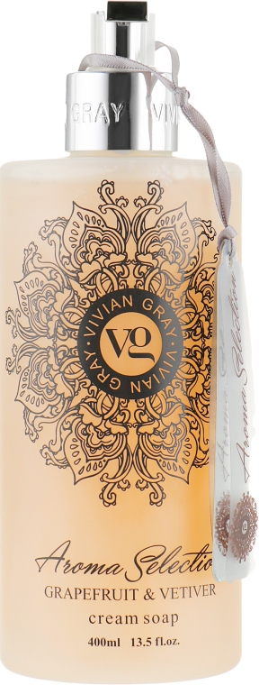 Жидкое крем-мыло - Vivian Gray Aroma Selection Grapefruit & Vetiver Cream Soap — фото N1