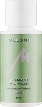 Зміцнювальний безсульфатний шампунь проти випадіння з ніацинамідом та пребіотиком - Meloni Hair Rescue Shampoo — фото N1