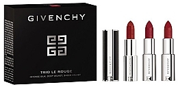 Духи, Парфюмерия, косметика Набор - Givenchy Trio Le Rouge (lipstick/3,4g*3)