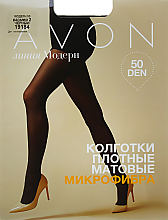 Духи, Парфюмерия, косметика УЦЕНКА Колготки "Модерн" 50 Den, черные - Avon *