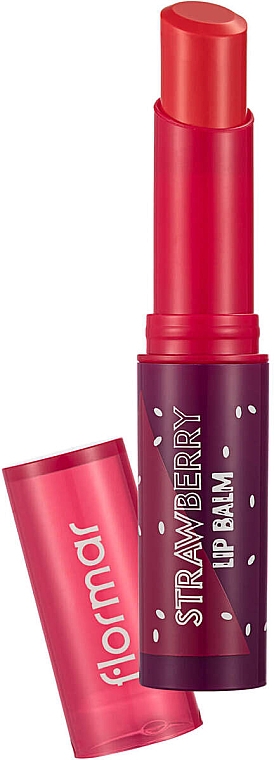 Бальзам для губ Strawberry - Flormar Lip Balm Spf 15 — фото N2