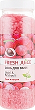 Парфумерія, косметика УЦІНКА Сіль для ванни - Fresh Juice Litchi & Patchouli *