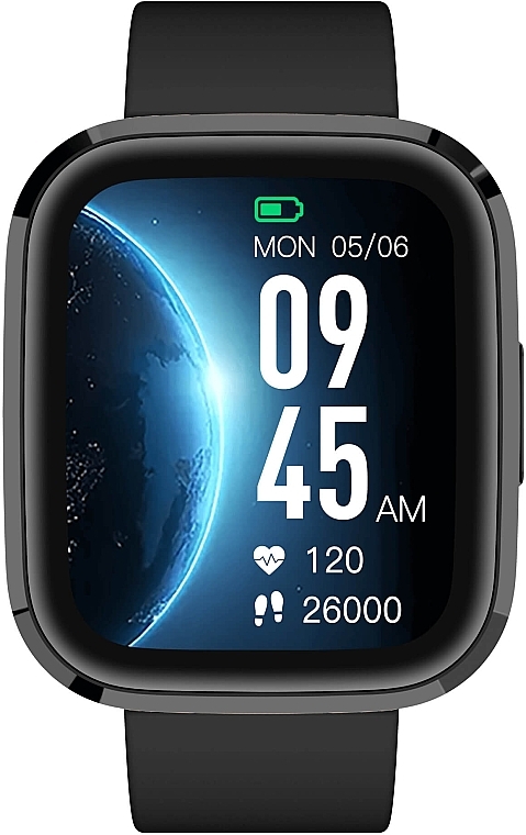 Смартгодинник, чорний - Garett Smartwatch GRC STYLE Black — фото N1