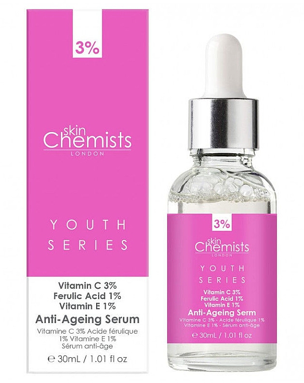 Антивозрастная сыворотка для лица - Skin Chemists Youth Series Anti-Ageing Serum — фото N2