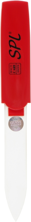 Пилочка хрустальная в пластиковом чехле 98-902, 90 мм, красная - SPL — фото N2