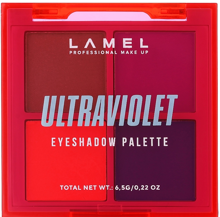 Набор теней для век - LAMEL Make Up Neon Ultraviolet Eyeshadow Palette