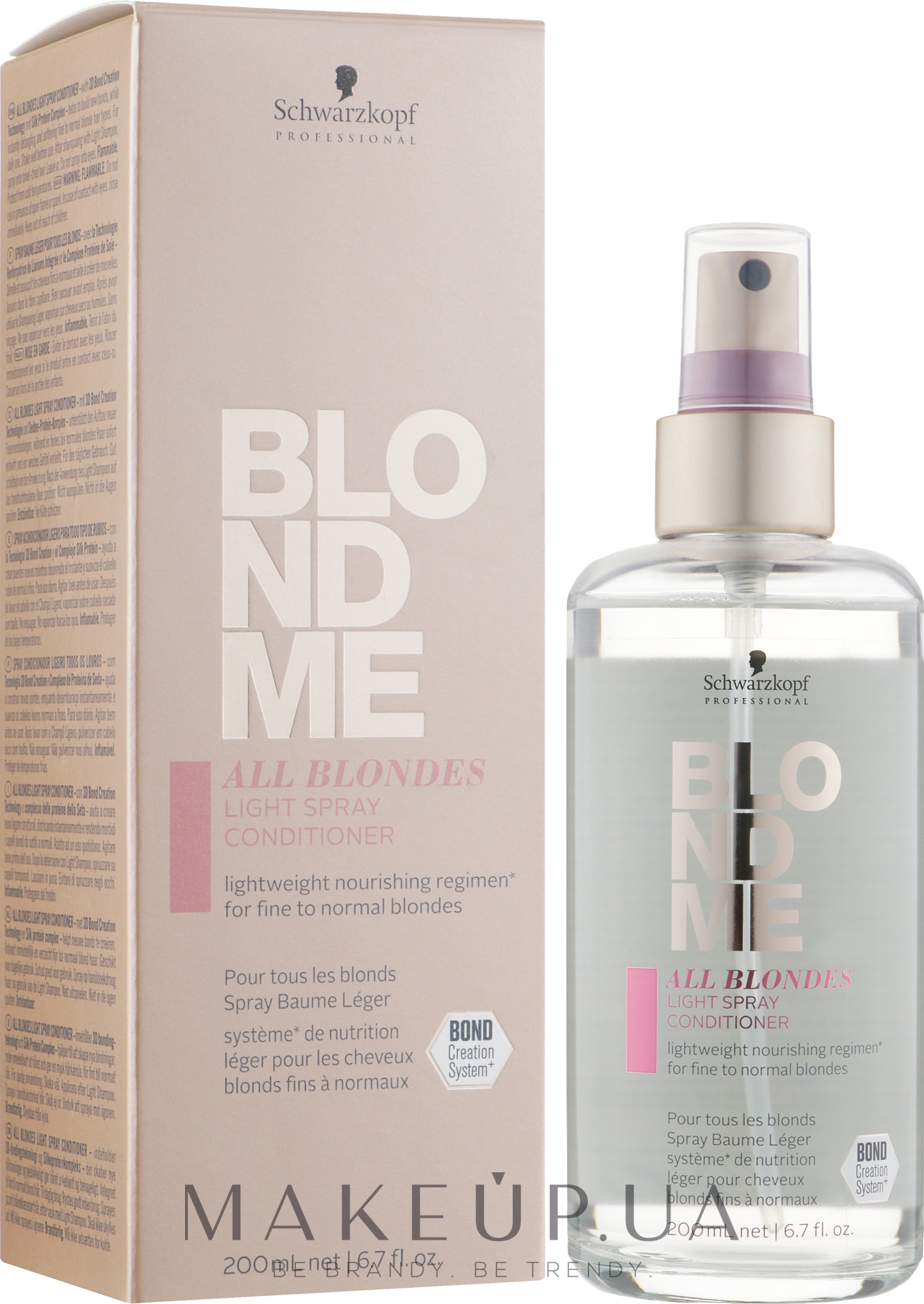 Спрей-кондиционер для тонких волос - Schwarzkopf Professional Blondme Light Spray Conditioner — фото 200ml