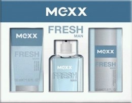 Духи, Парфюмерия, косметика Mexx Fresh - Набор (edt/30ml + deo/50ml + sh/gel/50ml)