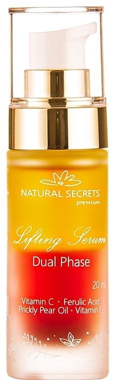 Зміцнювальна двофазна сироватка для обличчя - Natural Secrets Lifting Serum — фото N1