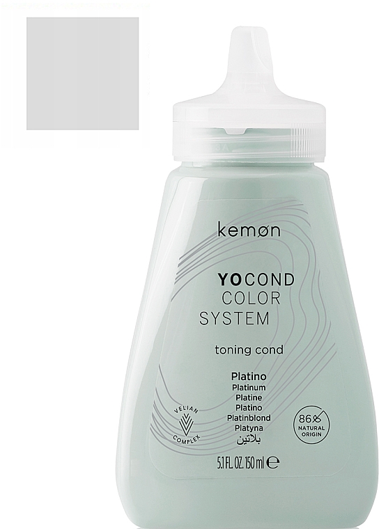 Фарбувальний кондиціонер "Платина" - Kemon Yo Cond Color System — фото N4