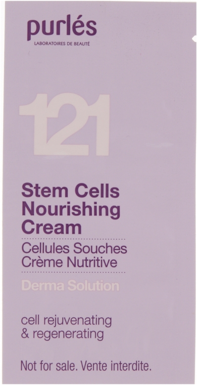 Живильний крем зі стовбуровими клітинами - Purles 121 Stem Cells Nourishing Cream (пробник) — фото N1