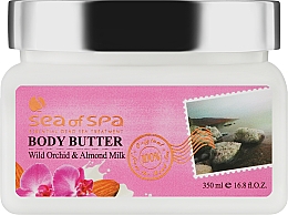 Духи, Парфюмерия, косметика Сливки для тела "Миндальное молочко и орхидея" - Sea of Spa Body Butter Almond Milk & Orchid