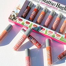 Набор жидких матовых помад - TheBalm Meet Matt(e) Hughes Mini Kit San Francisco (lipstick/6x1,2ml) — фото N6