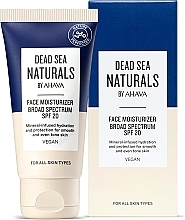 Крем для обличчя - Ahava Dead Sea Naturals Face Moisturizer SPF20 — фото N2