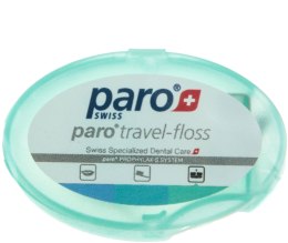 Зубная нить дорожная, зеленая - Paro Swiss Travel-Floss — фото N1