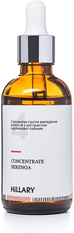 УЦІНКА Сироватка проти випадіння волосся "Висококонцентрований комплекс" з екстрактом карликової пальми - Hillary Consentrate Serenoa * — фото N5