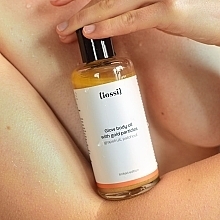 Масло для сияния кожи тела с золотыми частицами - Iossi Glow Body Oil — фото N4