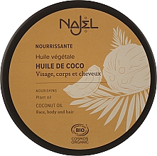 Масло для тела, кокосовое - Najel Nourishing Coconut Oil Face, Body And Hair — фото N1