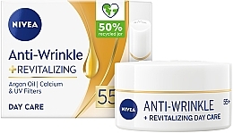 УЦЕНКА Дневной крем для лица против морщин + ревитализация 55+ - NIVEA Anti-Wrinkle + Revitalising Day Cream * — фото N1