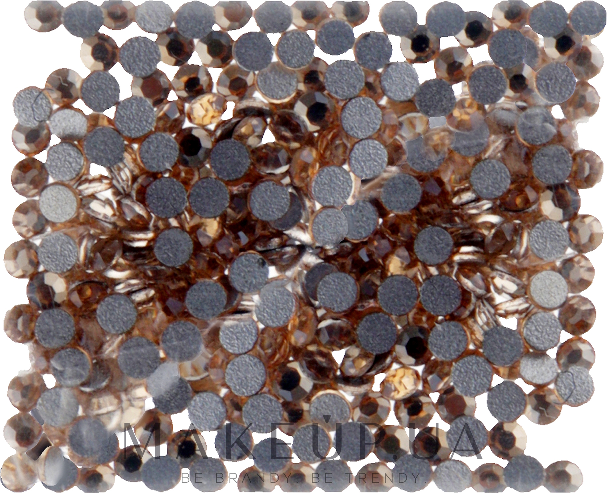 Декоративні кристали для нігтів "Crystal Golden Shadow", розмір SS 03, 200 шт. - Kodi Professional — фото 200шт