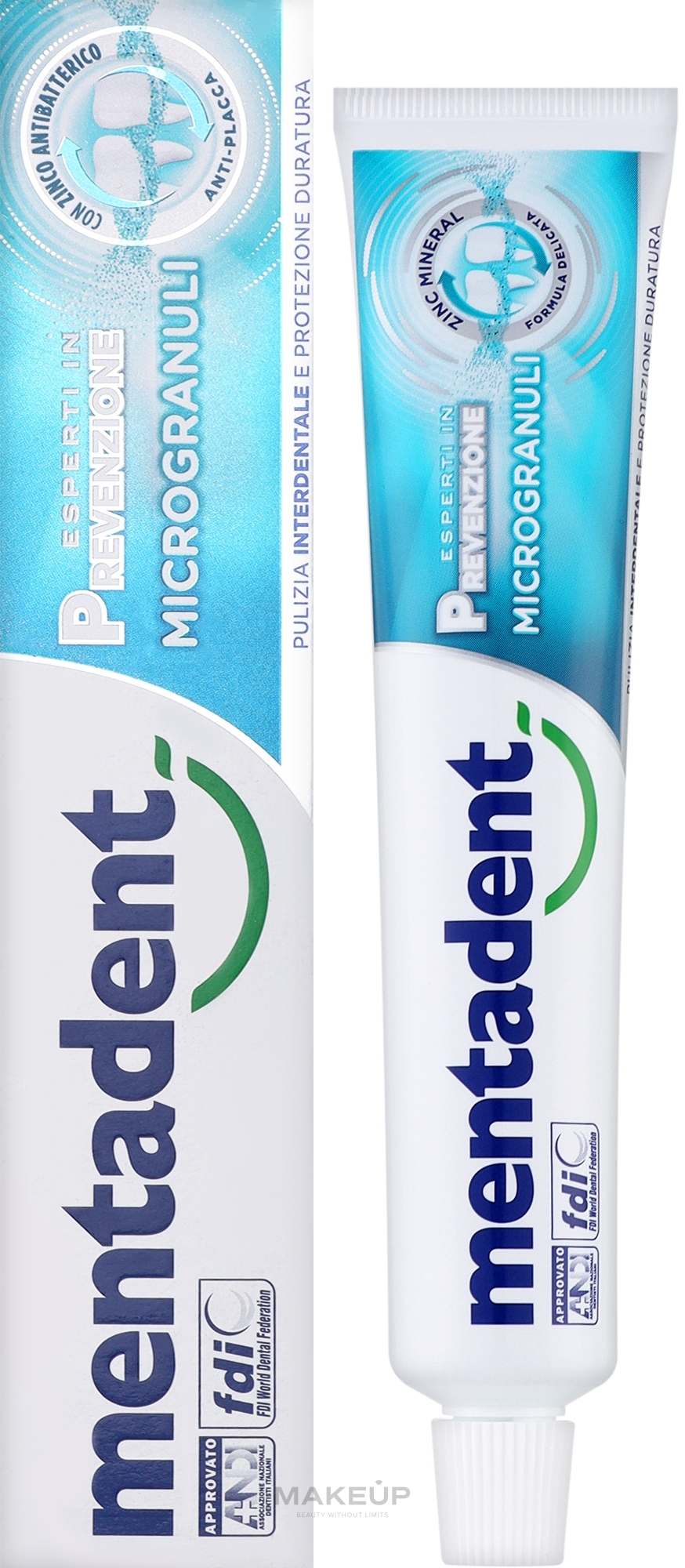 Зубна паста - Mentadent P Microgranuli Toothpaste — фото 75ml